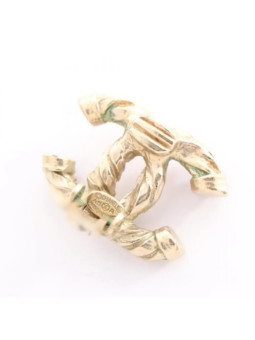 Chanel Cc Logo Clip-On Earrings Metal #343188C73B